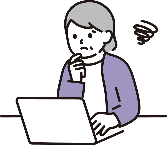 事業の今後を考える女性
